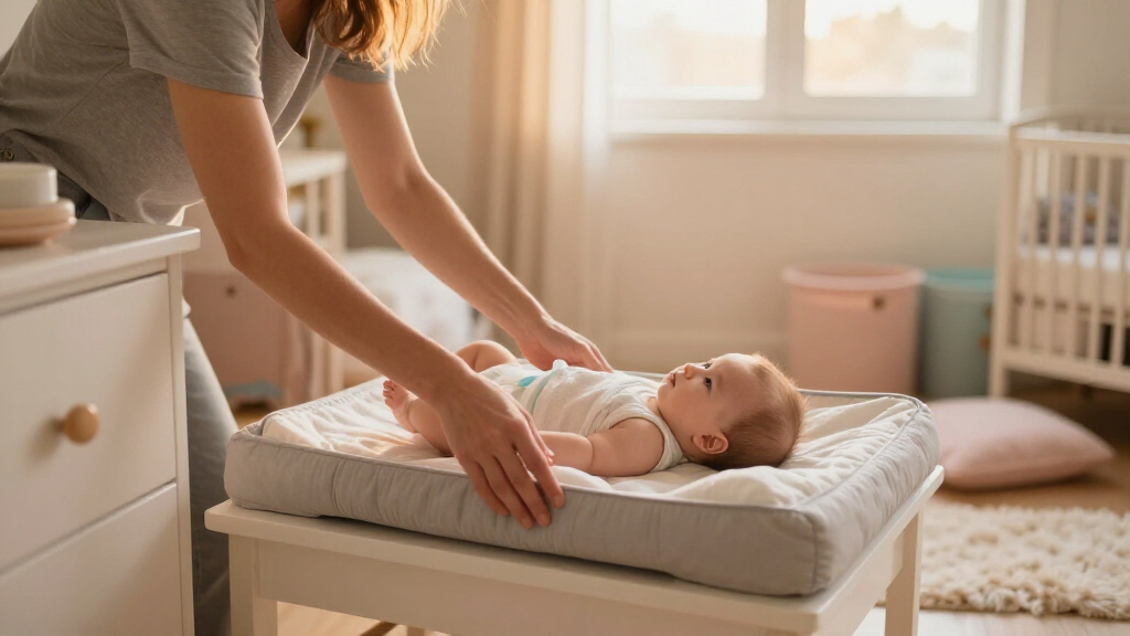 best changing table dresser for a new single-parent nursery