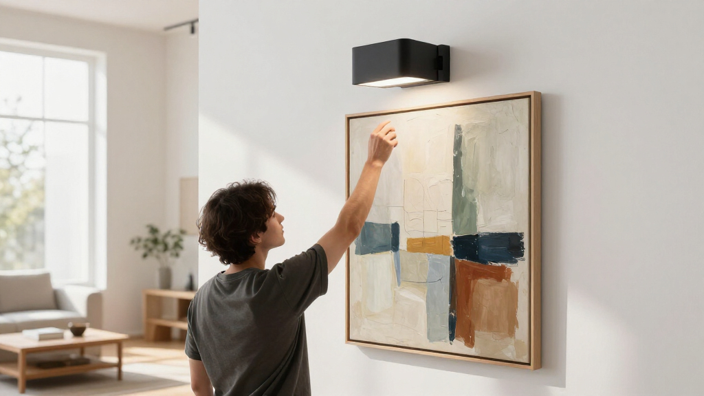 best picture lights for large wall art
