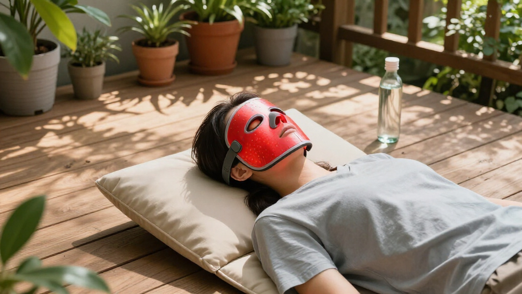 red light therapy mask