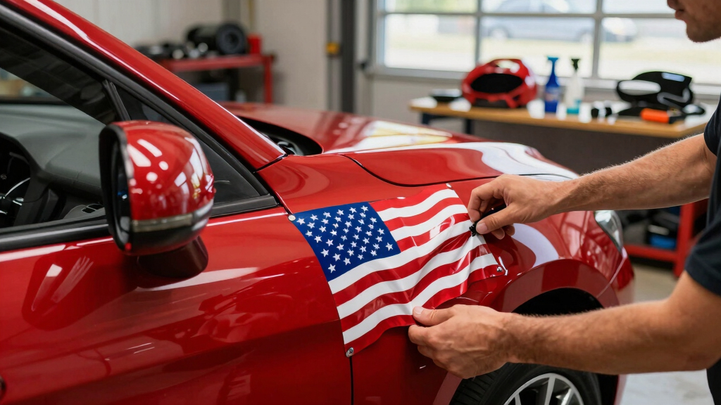 automotive patriotic decals