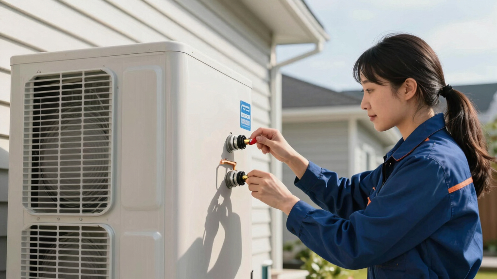 ductless mini split heat pump outdoor unit