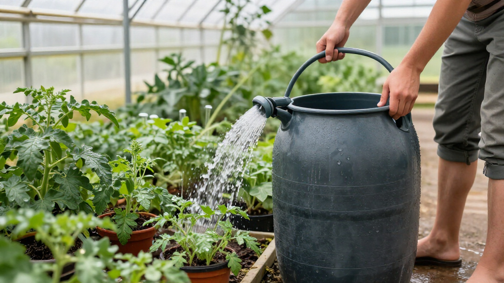 best rain barrels for greenhouse watering