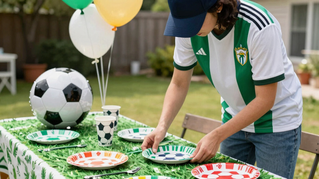 soccer-themed party supplies