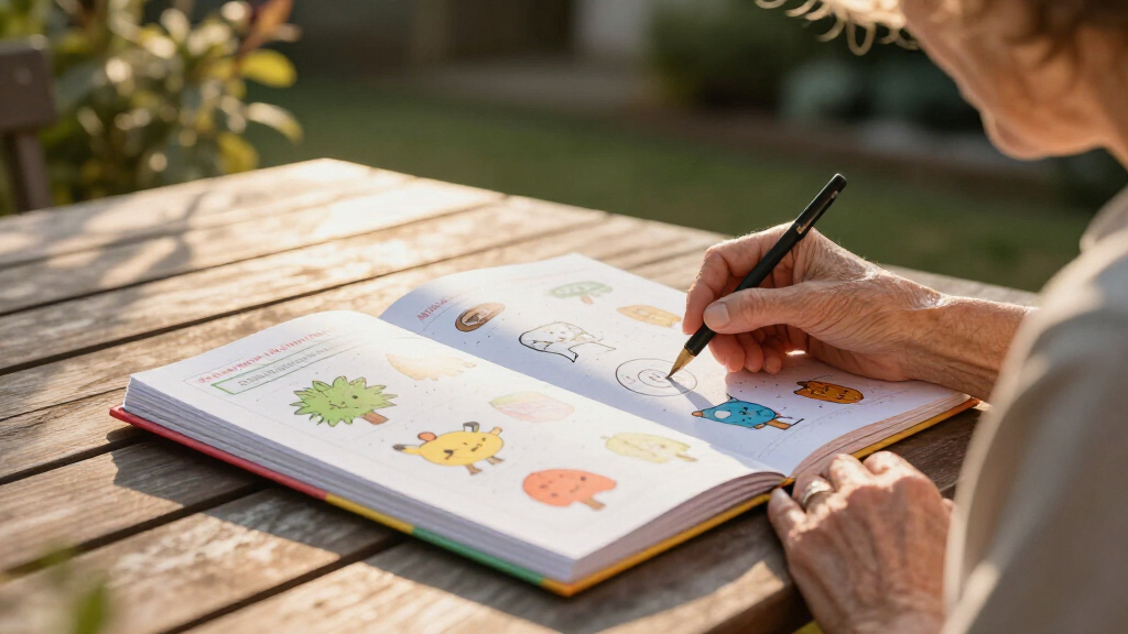 large print senior activity books