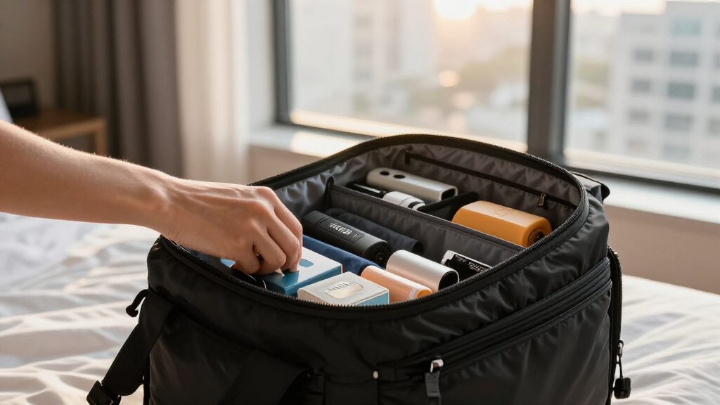 premium travel backpack organizers for business travel