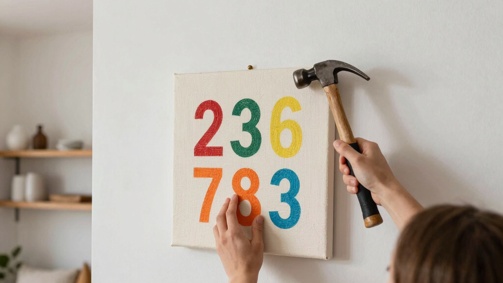 angel number wall art