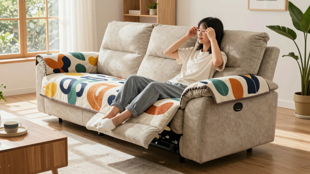sofa cover for reclining sofa