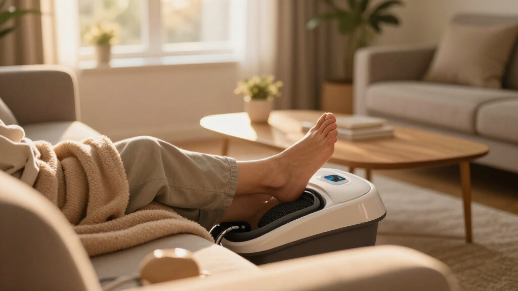 best foot massager with heat and compression