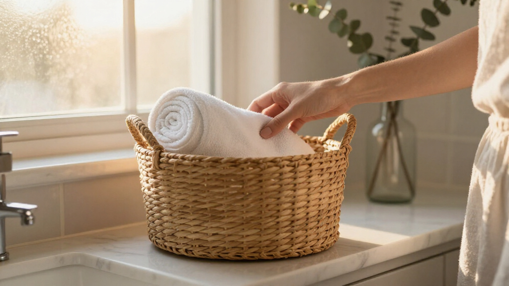 best bathroom storage baskets