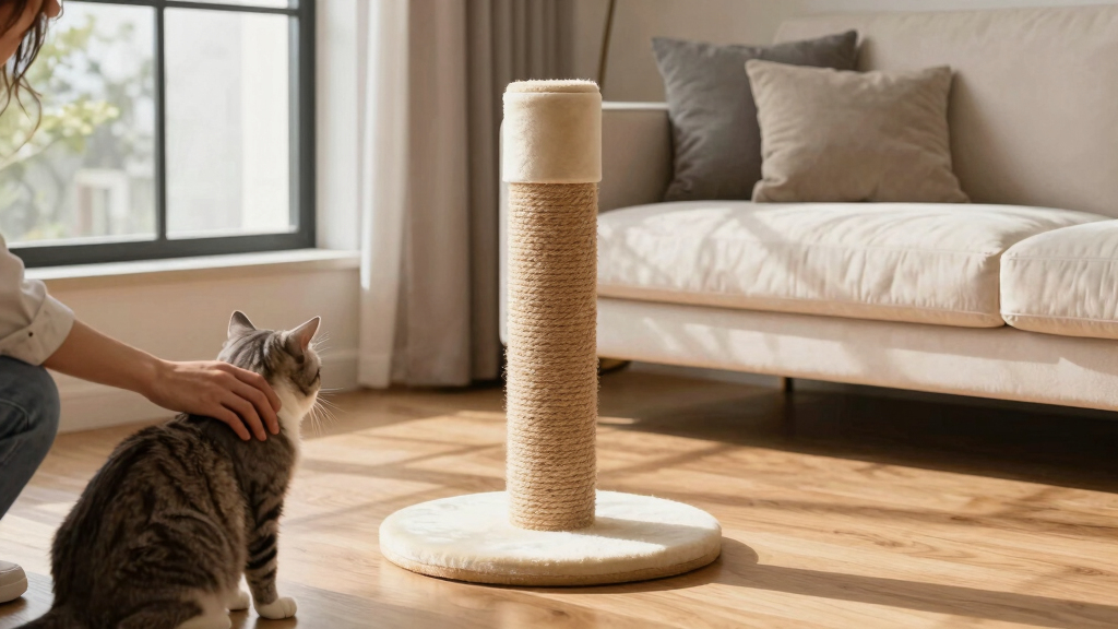 premium luxury cat scratching posts