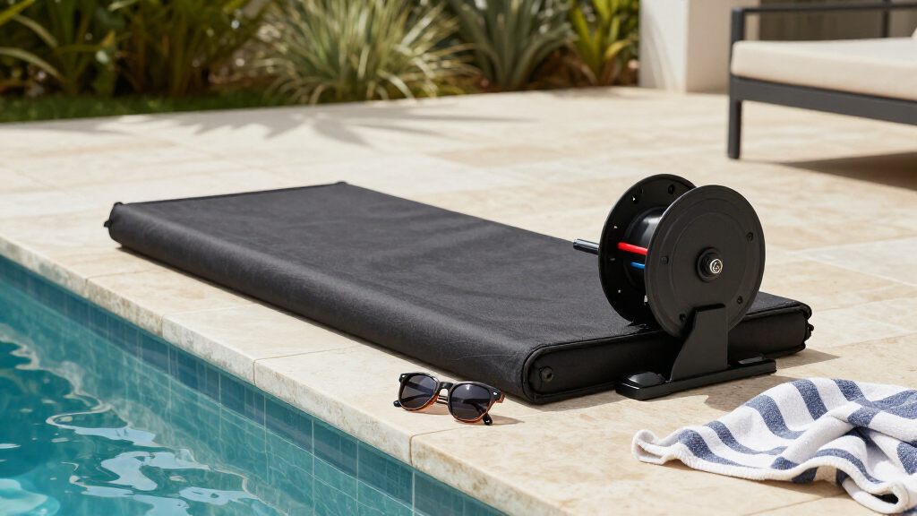 best heavy duty pool cover reel system