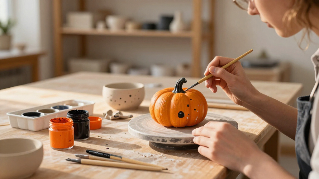 Halloween pottery painting kits