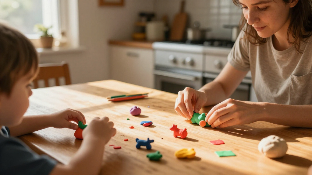 childrens craft clay