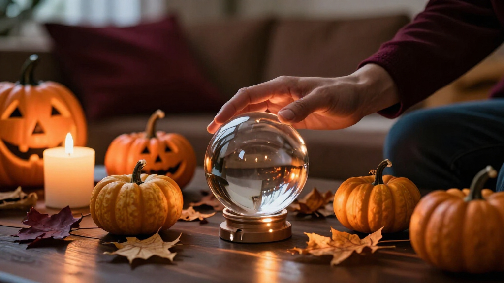 crystal ball decorations for Halloween