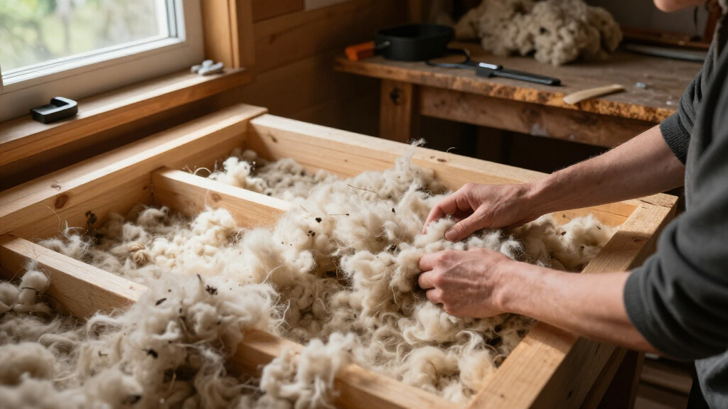eco friendly insulation sheep wool