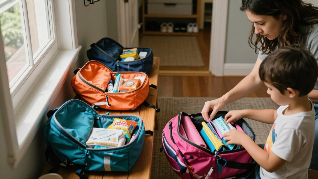 kids' organizational backpacks