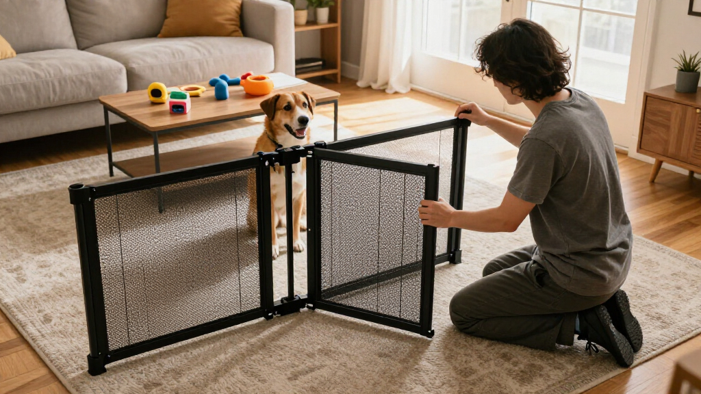 best retractable dog gates extra wide