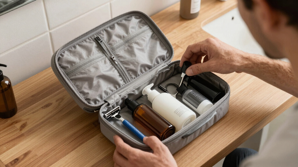 men's travel grooming kits