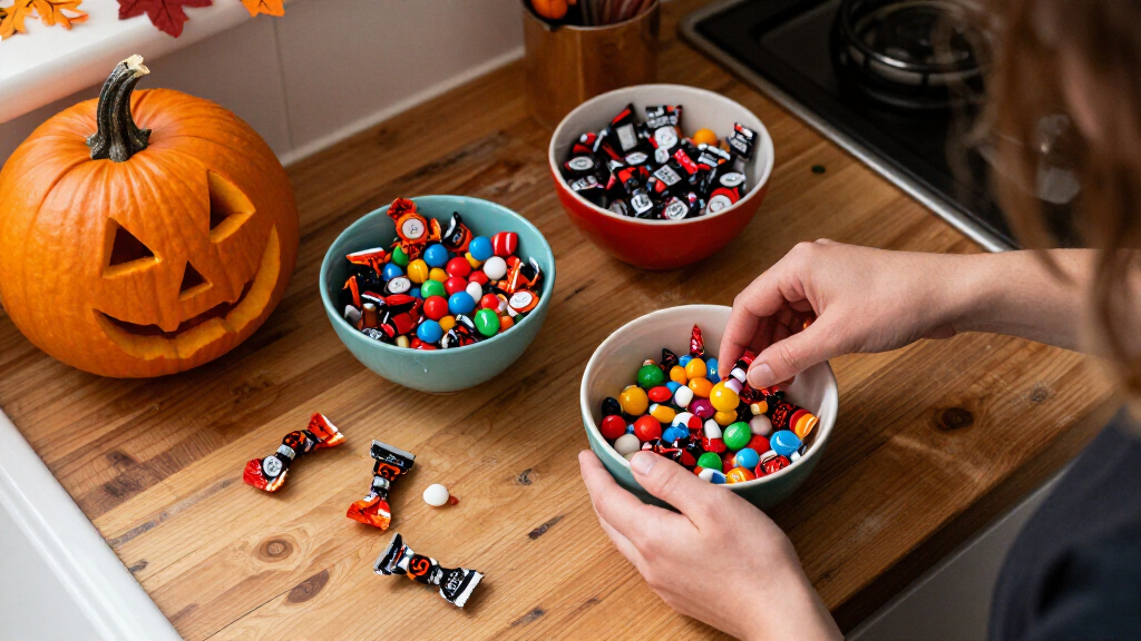 Halloween candy bowls