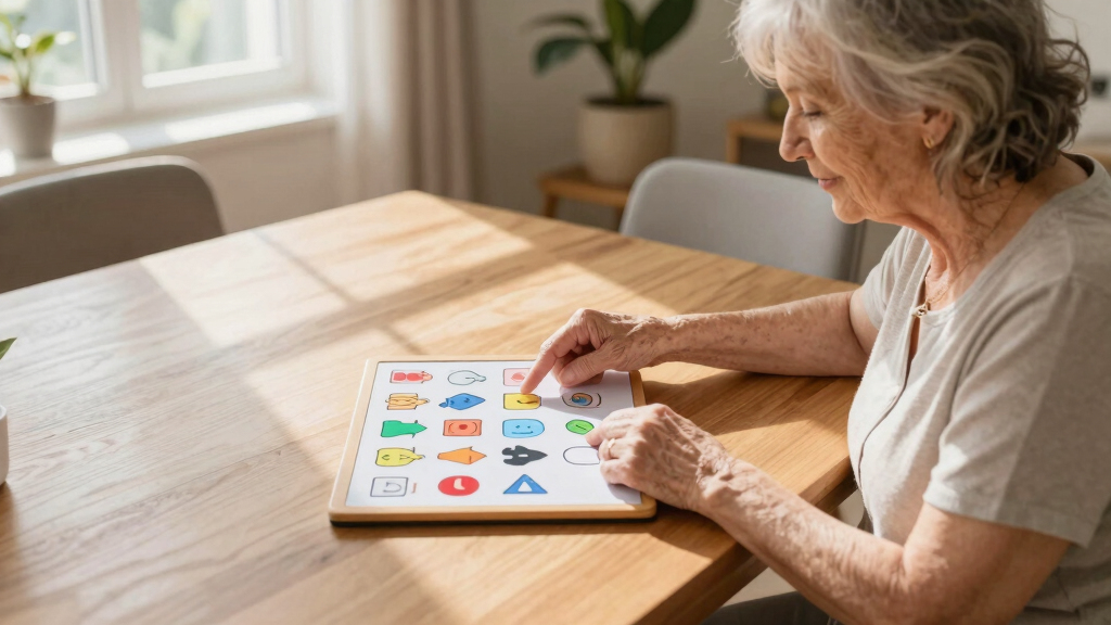 communication boards for aphasia patients