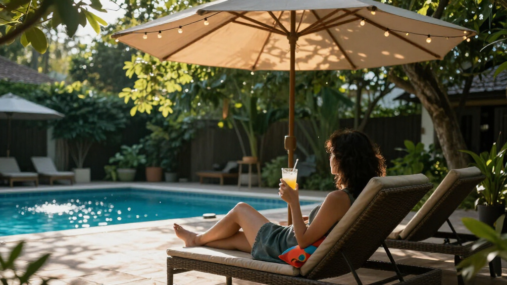 best outdoor umbrella lights