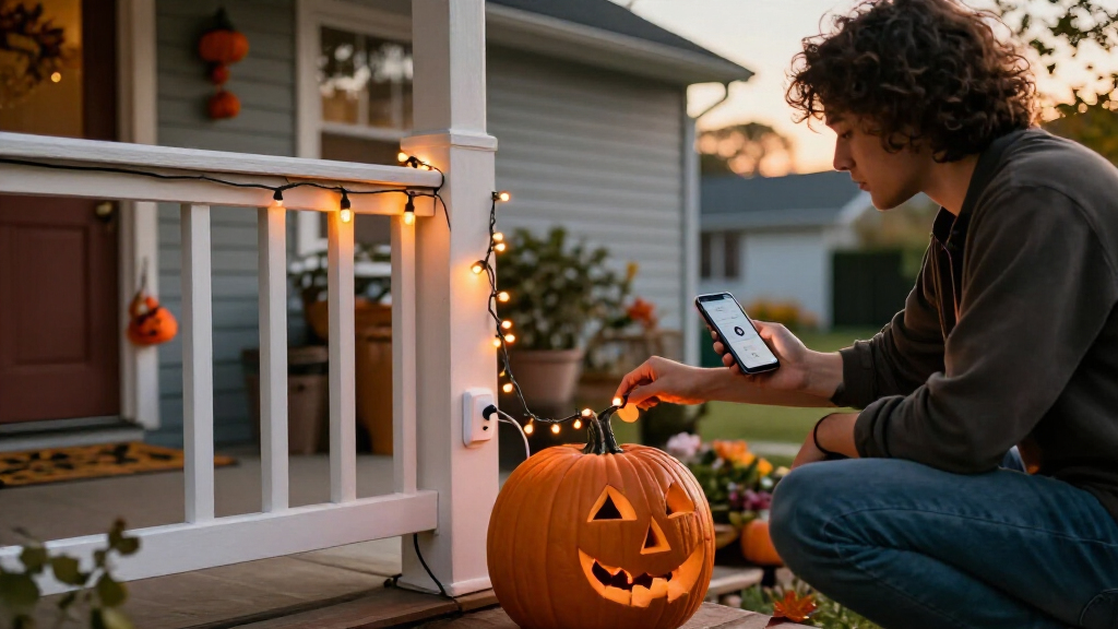 smart plugs for Halloween lights