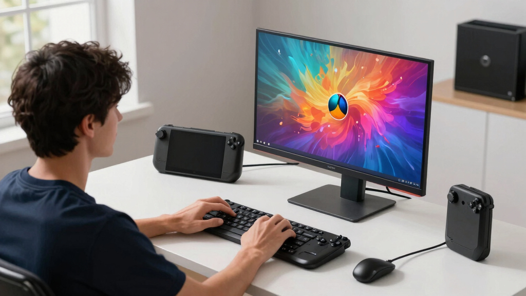 best 1440p gaming monitors for Steam Deck docked
