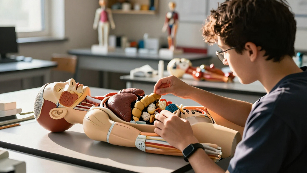 dissectible anatomical models for students