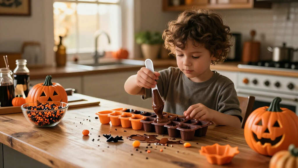 Halloween candy molds