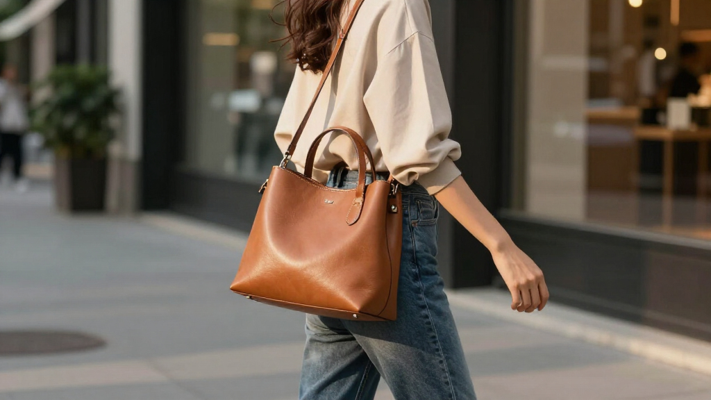 women's minimalist leather handbags