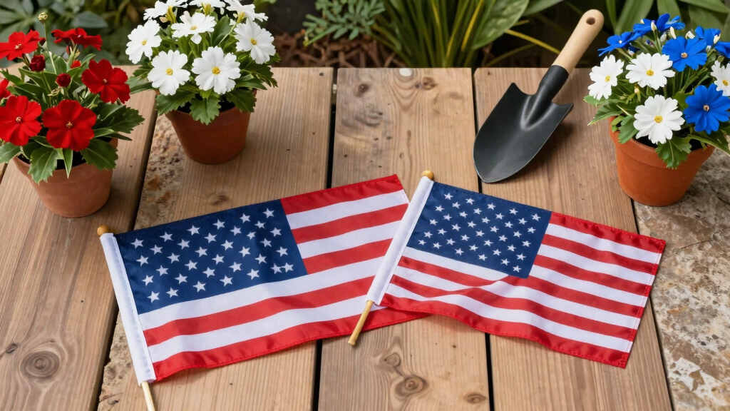 patriotic garden flags