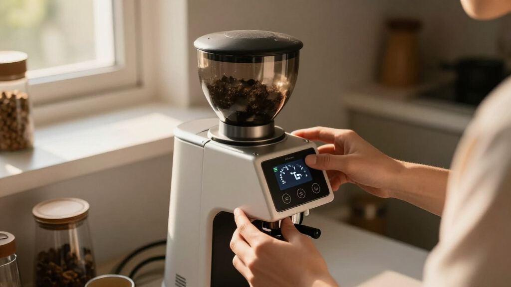 best espresso grinder with programmable RPM