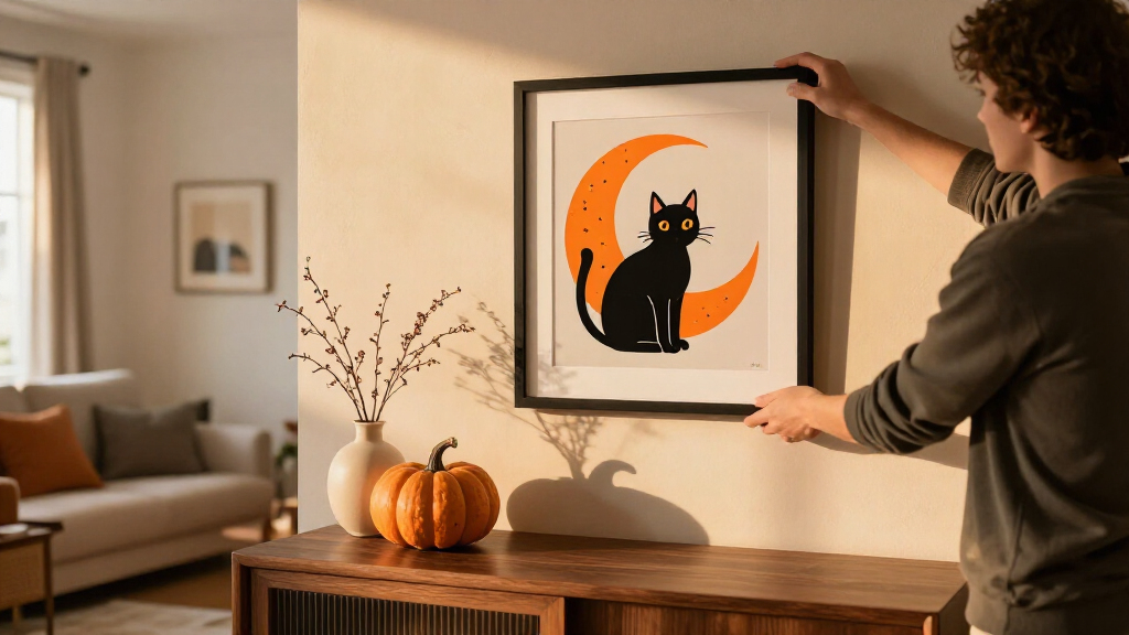 Halloween decorative wall art