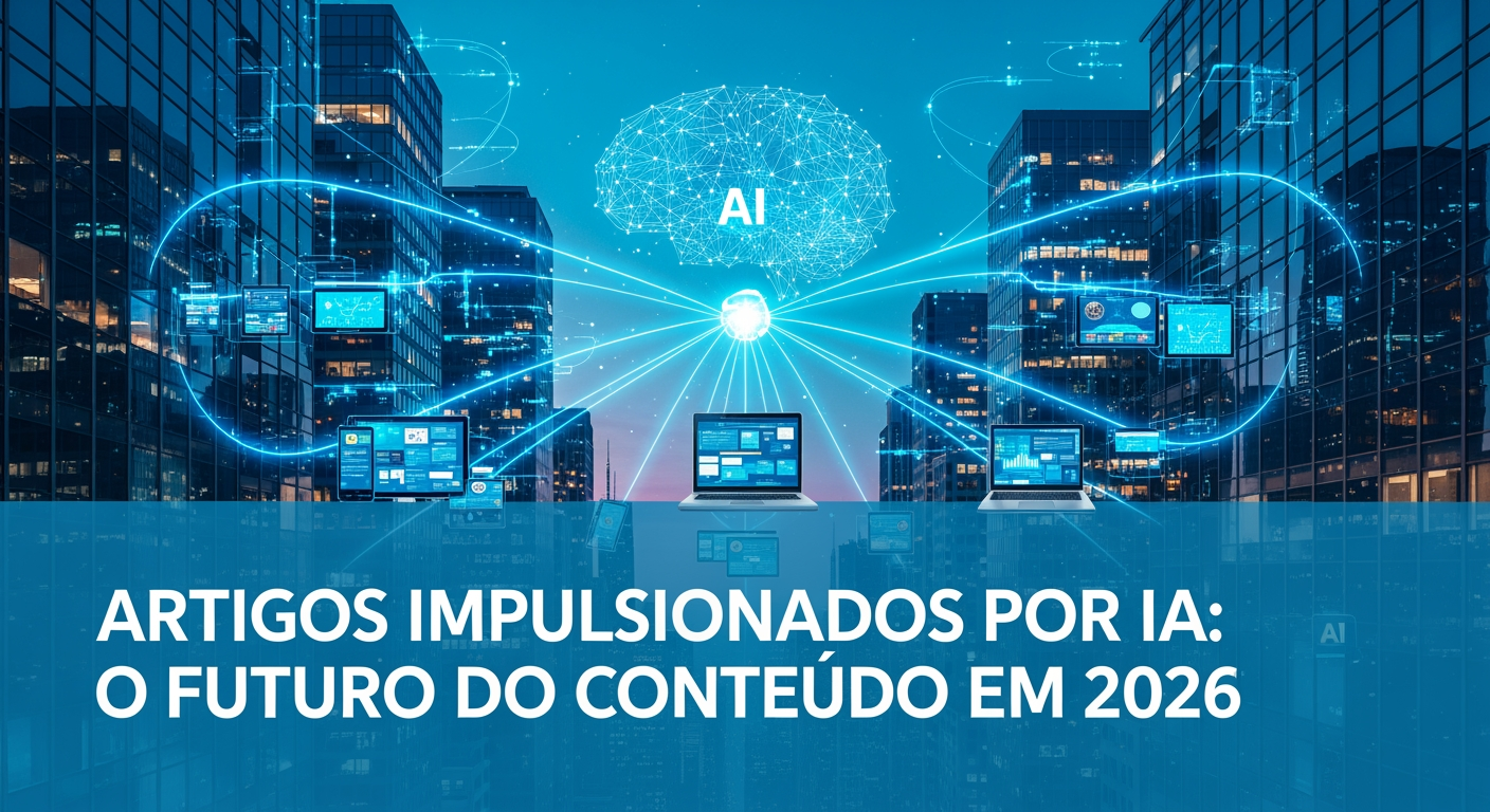 Artigos Impulsionados por IA: O Futuro do Conteúdo em 2026