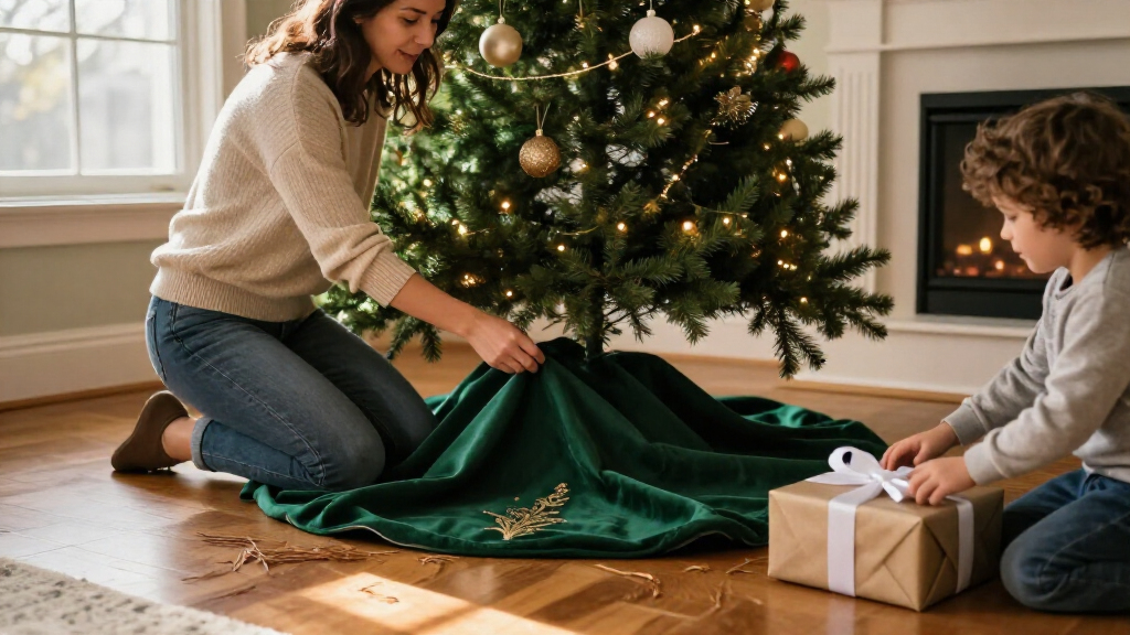 best stylish Christmas tree skirts