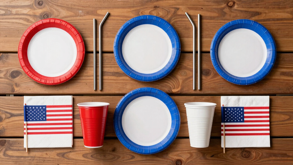 patriotic outdoor party supplies