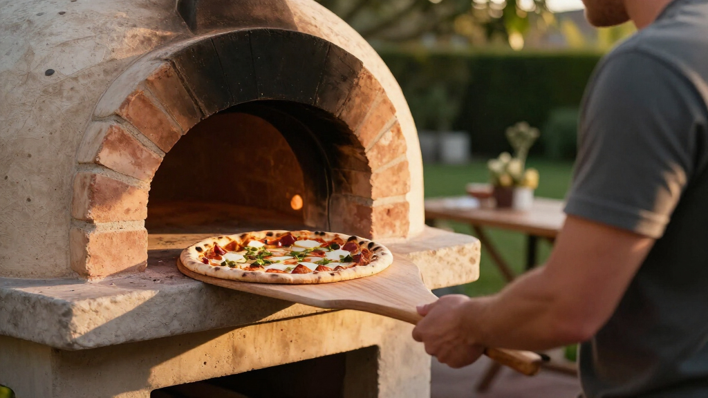 wood fired pizza oven