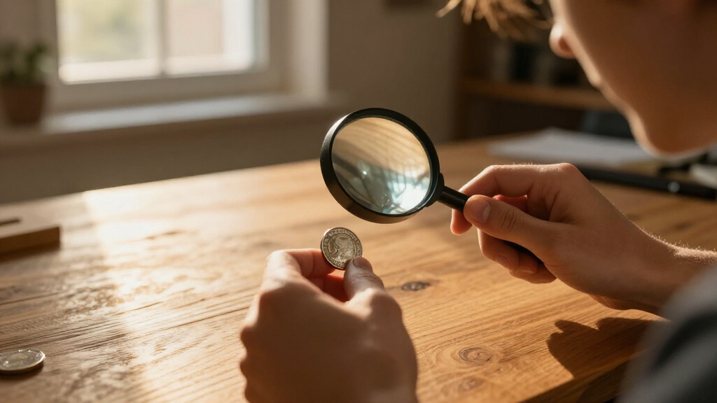 magnification for coin inspection