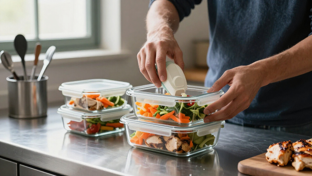 meal prep containers glass