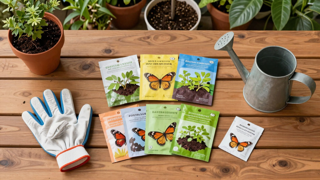 butterfly garden seed kit easy grow