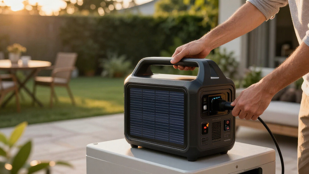 solar generator for home backup
