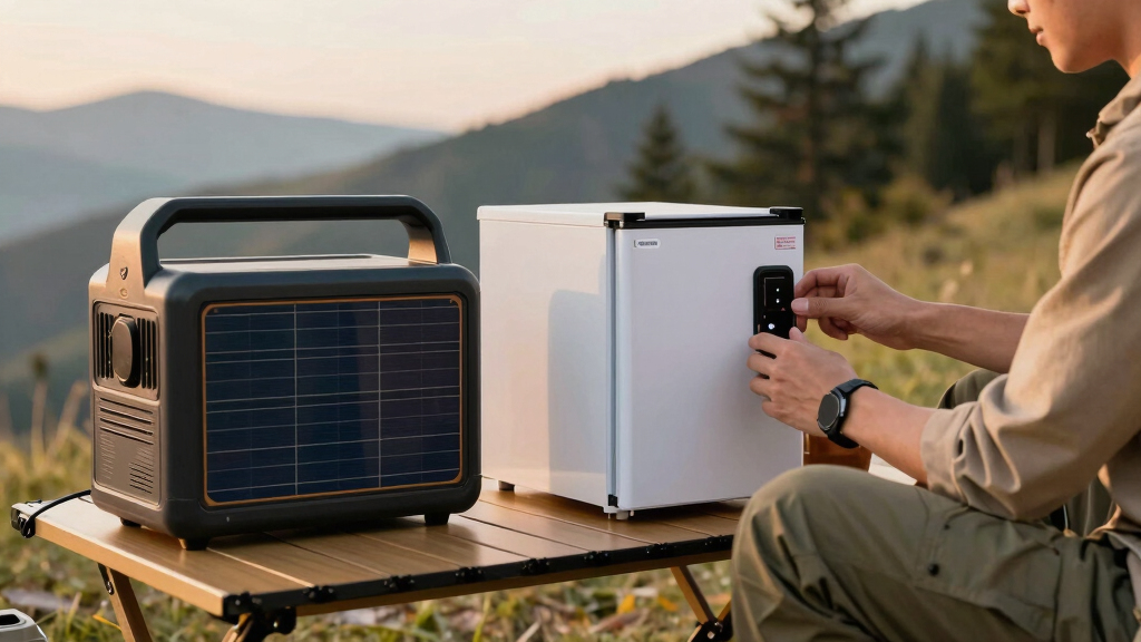 best solar generator for running a mini fridge on off-grid road trips