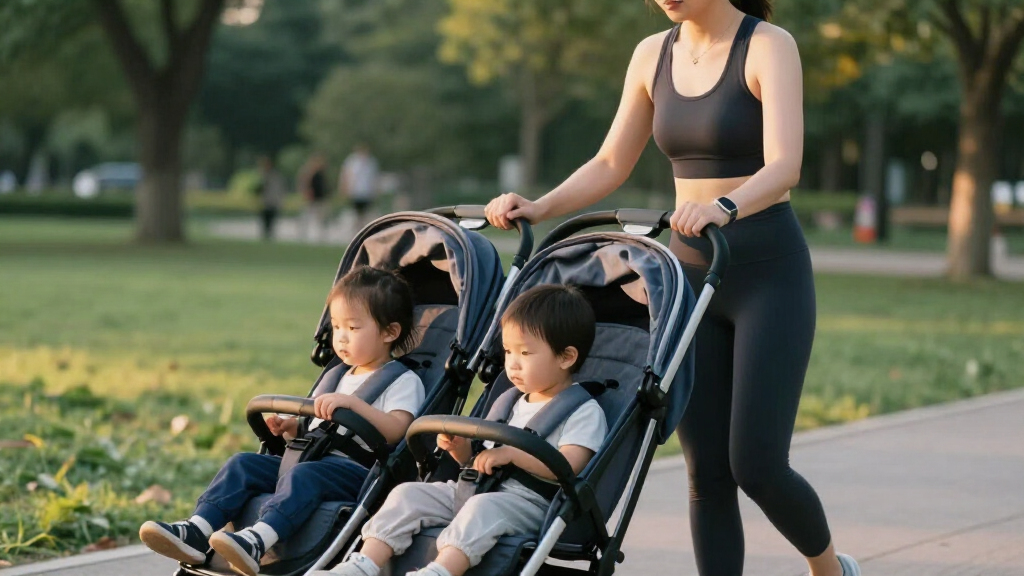 best double strollers for blended family logistics