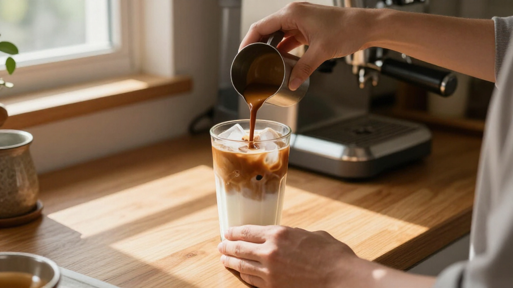 espresso machine to make iced lattes