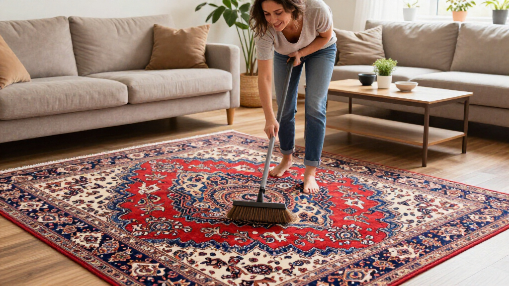 yilong persian style silk carpet