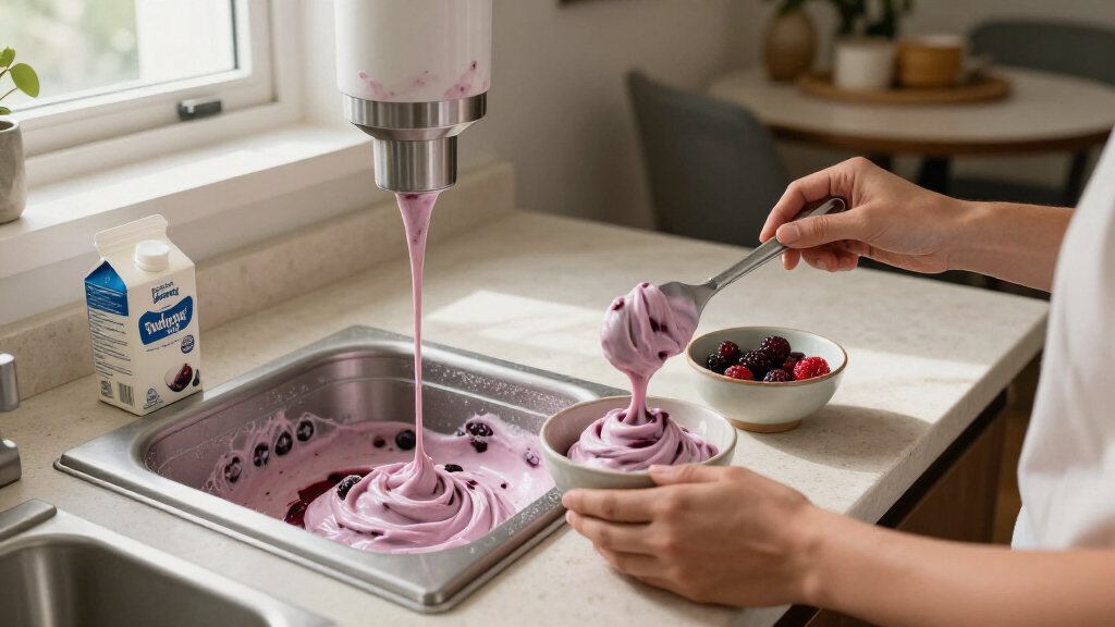 frozen yogurt recipe with ice cream maker