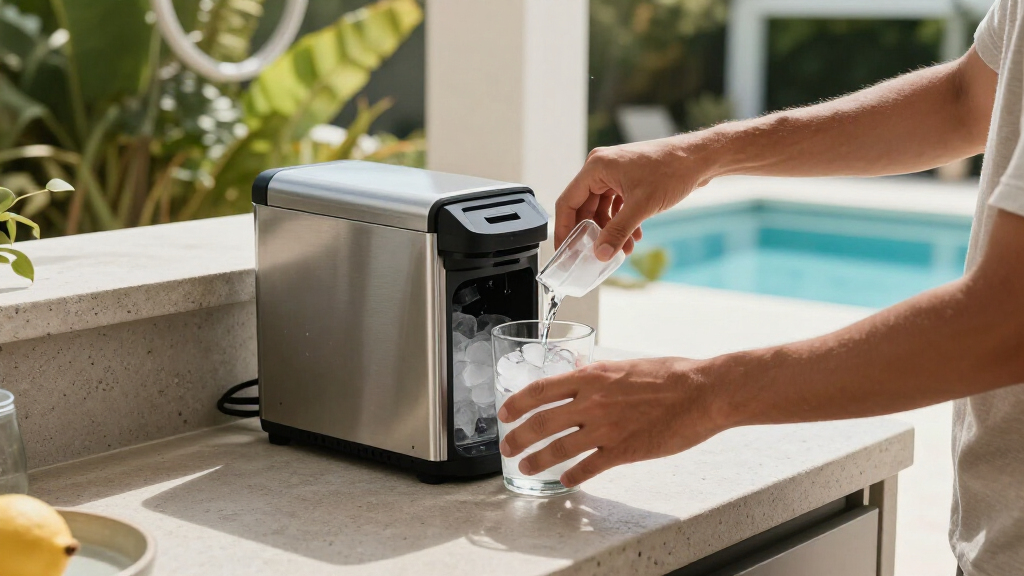 ice maker for outdoor kitchen