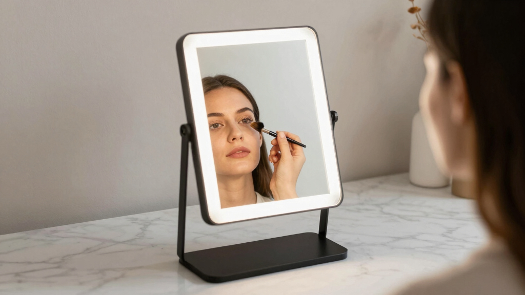 best LED vanity mirrors for makeup rooms