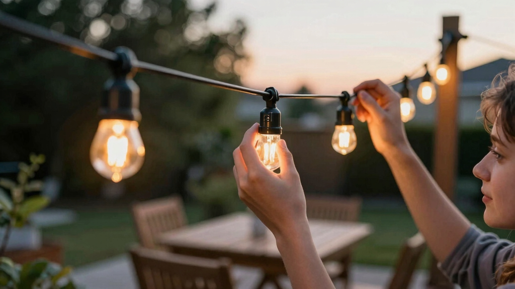 best led string light systems for patios