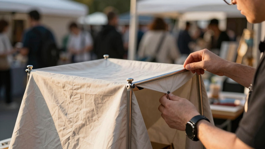 best tent weights for art market booths
